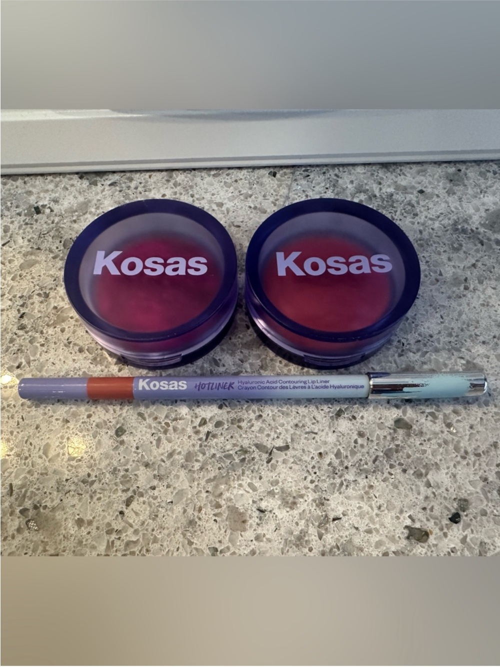 Kosas Blush is Life & Hotline Lip Liner